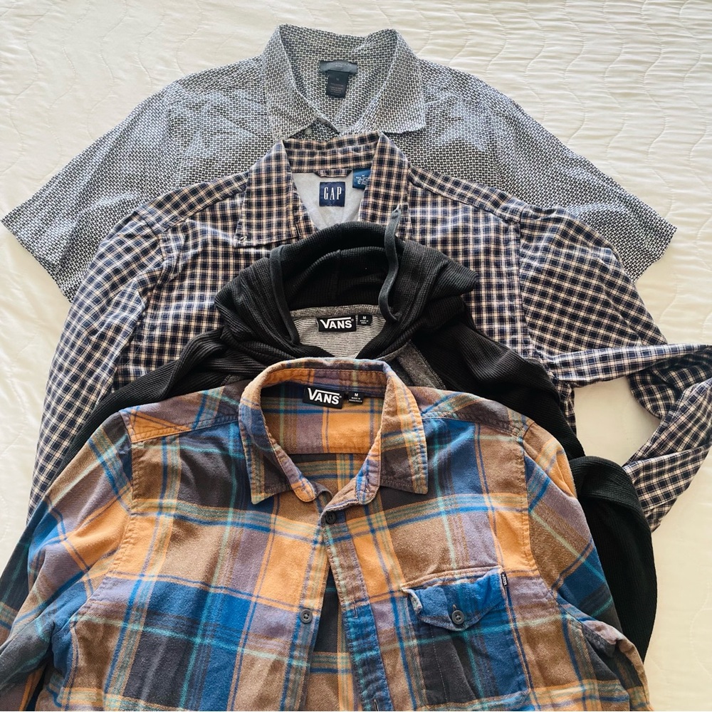 (4) Men's tops